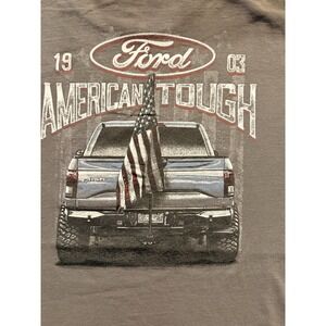 Ford American Tough F150 Graphic T Shirt Gray XXL Truck Patriotic USA